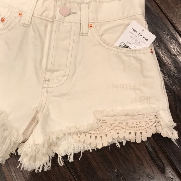 Free People Daisy Chain Distressed Shorts - Picture 6 of 6